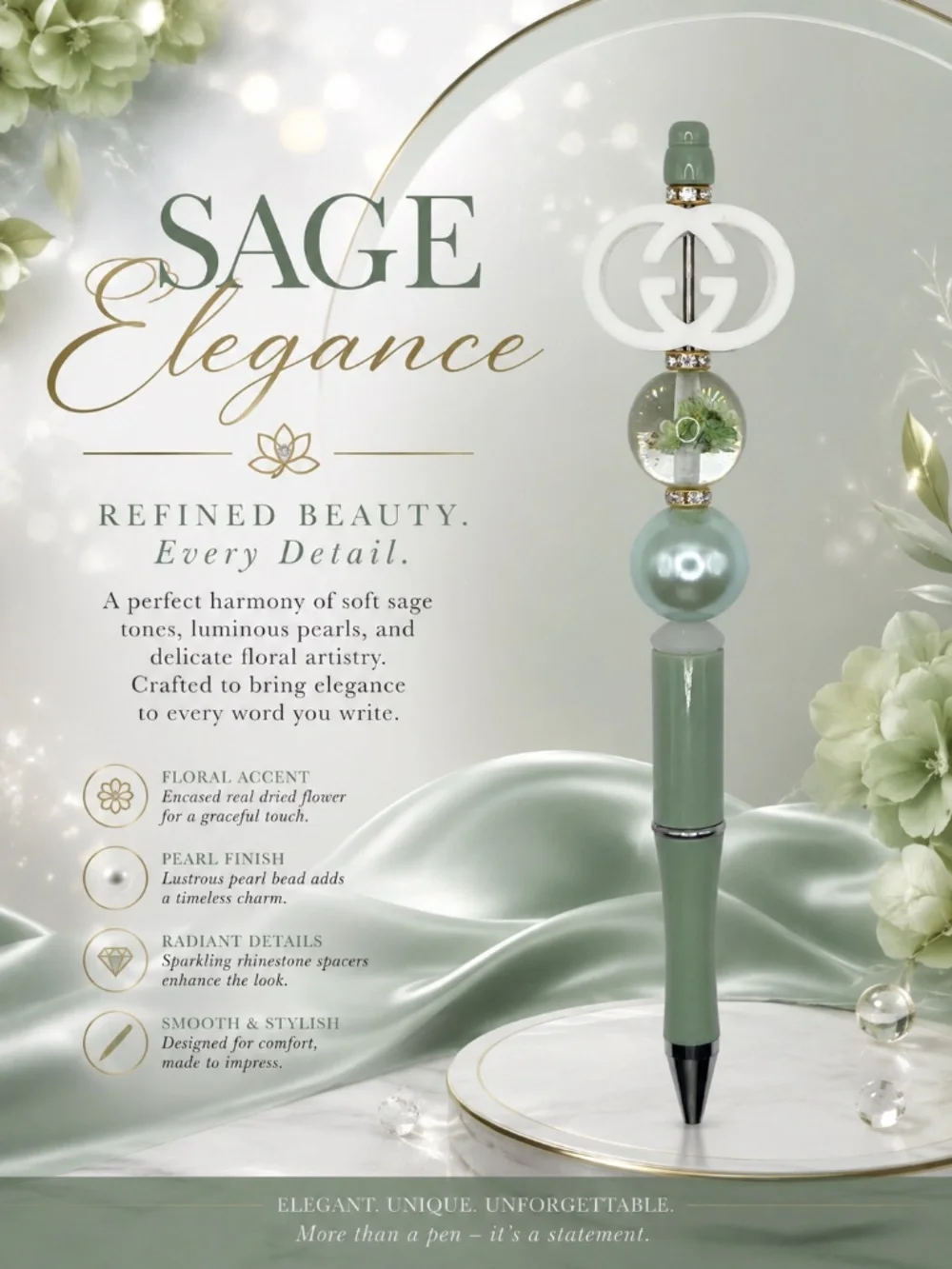 Sage Elegance Pen